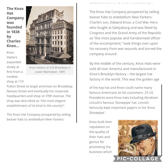 Vintage Charles Knox Tweed Fedora Hat - Picture 6 of 9